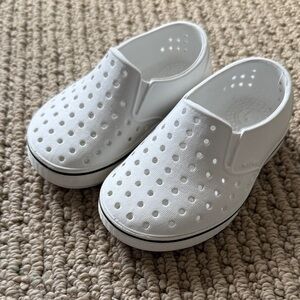 Native Kids White Slip-On Water Shoes